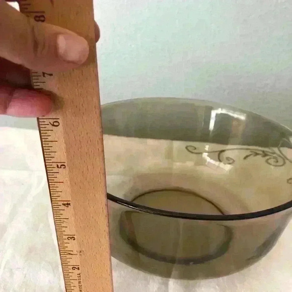 VTG arcoroc made in france large smoked bowl - Picture 8 of 8